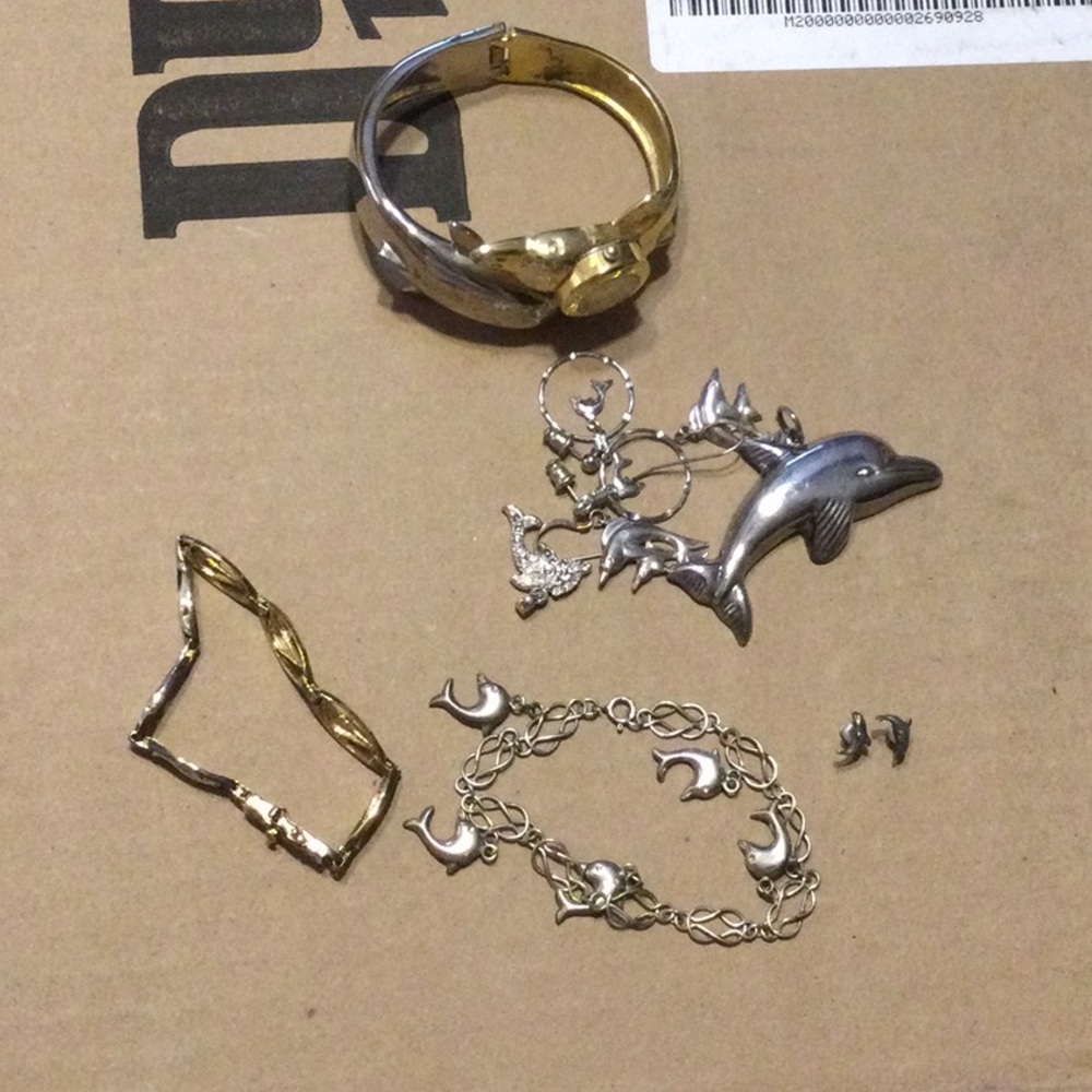 Vintage Dolphin Set
